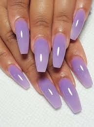 Simple nail art designs nail designs. 19 Cutest Purple Acrylic Nail Arts For Summer Purple Acrylic Nails Purple Nails Light Purple Nails