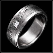 Damascus Steel Men S Wedding Ring Mens Wedding Rings Unique Men S Wedding Ring Wedding Rings Engagement