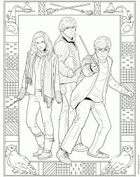 Drawings harry coloring books coloring pages fantasy fairy colouring pages. Harry Potter Coloring Pages Coloring Pages For Kids And Adults