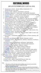 The Hindu Editorial A Political Ploy Jul 07 2018 Good Vocabulary Words English Vocabulary Words Learn English Words