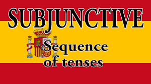 spanish subjunctive sequence of tenses