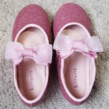 Host Pick Toddler Kids Party Shoes Pink Glittery