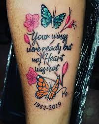 I was conscious only of my happiness as a butterfly, unaware that i was myself. Your Wings Were Ready But My Heart Was Not Tattoo With Butterflies Tattoo Design