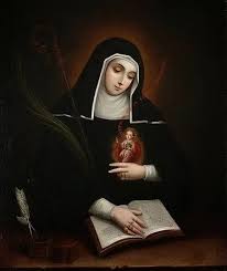 Santa Gertrudis, virgen benedictina