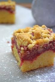 Gateau Crumble A La Framboi Recette Dessert Recette Crumble Recette