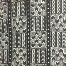 Black And White African Print Black And White Cotton Printed Kente Patterned African Fabric Per Yard 36x 45 Fabric Made In Mali African Print Fabric African Print Black And White Fabric