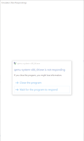 Qemu System X86 64 Exe Is Not Responding Stack Overflow