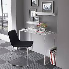 Peekaboo Clear Console Desks For Small Spaces Front Office Furniture Home Desk