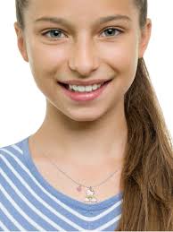 Sanrio Hello Kitty and Mimmy White Girls BFF Necklace Set