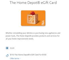 But you can avoid theft by purchasing home depot gift cards online, or by selecting a card that still has the pin masked. Paypal 110 Home Depot Gift Cards For 100 Danny The Deal Guru
