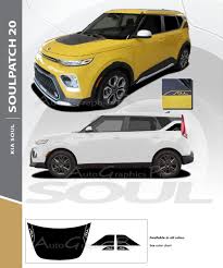 2020 Kia Soul Hood Decals Soul Patch 20 With Rear Accent Vinyl Graphic Stripes Kit