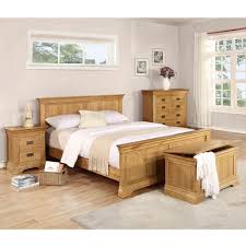 Solid Oak Wood King Size Bed Frame Wooden 5ft Farmhouse Style Ebay Oak Bedroom Furniture Wooden Bedroom Furniture Rustic Bedroom Furniture