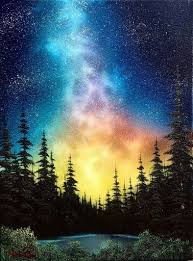 Beautiful Nic Hanks Bob Ross Instructor In 2020 Bob Ross Art Bob Ross Paintings Painting Art Projects