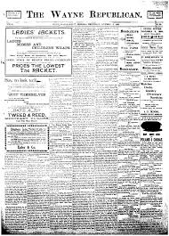 THE WAYNE -REPUBLICAN.
