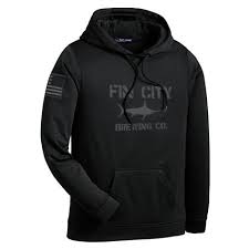 Fin City Performancetactical Hoodie Ocean City Md Crab House Hooper S Crab House