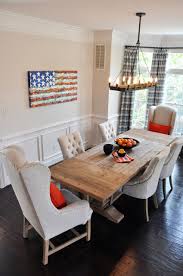 The point is to use an expanse of fabric to add softness, something that hard blinds or. Dining Room Draperies Houzz
