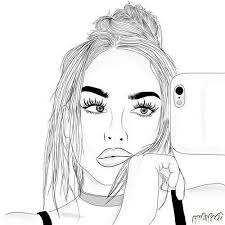 Dessins de fille tumblr dessin fille filles grunge. Epingle Par Natasja Skoven Kuhn Sur Drawings Dessin Dessin De Visage Dessin Noir Et Blanc