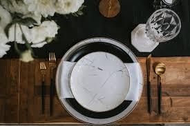 For casual events, one needs just a basic table setting: The Proper Table