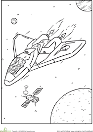 Download nasa space communications and navigation coloring page and scavenger hunt. Rocket Ship Worksheet Education Com Space Coloring Pages Ship Coloring Pages Kindergarten Coloring Pages