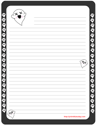 free printable halloween writing paper