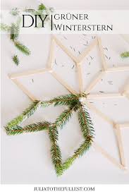 Diy Grüner Winterstern Mit Vorlage Diy Basteln Bauen