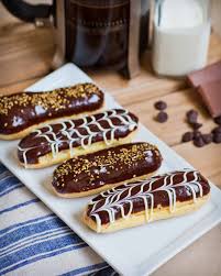 Chocolate Coffee Eclairs Video Tatyanas Everyday Food Recipe Eclairs Desserts Tatyana S Everyday Food