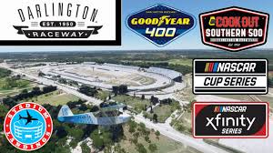 Nascar's official throwback weekend in the spring and the nascar cup series playoffs s Darlington Raceway Microsoft Flight Simulator Stadium Landing Youtube