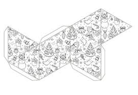 Search through 623,989 free printable colorings at getcolorings. Christmas Ornament Coloring Pages Geometric Christmas Craft Template