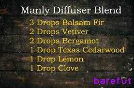 Diy Manly Diffuser Blend Barefut Essential Oils
