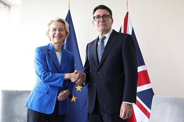 Andy Burnham handed Brexit betrayal blueprint to rejoin EU with second referendum - AOL