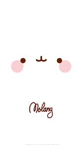 Que kawaii, están compartiendo chocolate. Molang Eager To Customise Your Desktop And Your Phone