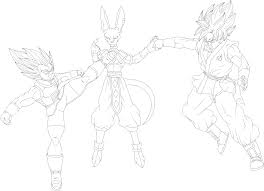 All information about goku vs vegeta coloring pages. Lovely Ssgss Goku Coloring Pages Images Line Art Full Size Png Download Seekpng