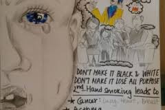 Say no to tobacco quit smoking poster. Poster Making Competition On World No Tobacco Day