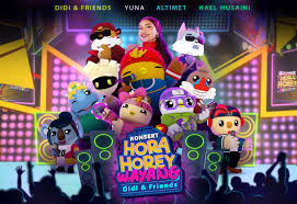Konsert hora horey didi & friends is screened for the first time in cinemas nationwide. Konsert Hora Horey Wayang Didi Friends Tampilkan Tiga Penyanyi Popular Tanah Air