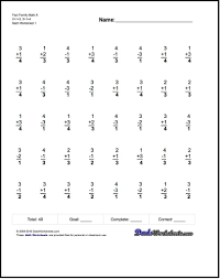 These Fact Family Worksheets Are Structured As One Minute And Two Minute Timed Worksheets Intr Math Worksheets Printable Math Worksheets Basic Math Worksheets