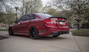 Red Hoosier Mercedes Benz C63 Edition 507 By Mode Carbon Mercedes Benz C63 Benz Mercedes Benz