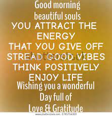 Positive Inspiring Good Morning Quotes Good Stock Illustration 1745756309