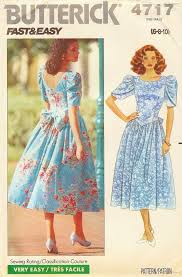 Vintage Sewing Pattern 1990 Misses Dress Butterick 4717 Sizes 6 10 Bust 30 1 2 32 1 2 Vintage Clothes Patterns Pattern Fashion Vintage Sewing Patterns