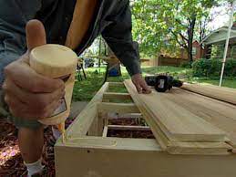 The dimensions of the piece are determined by the size of the tv. Build An Outdoor Tv Cabinet Hgtv