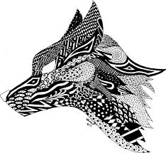 Zentangle Fox By Fallowsingerwolf On Deviantart Zentangle Patterns Zentangle Zentangle Animals