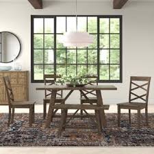 We chose the modern farmhouse design but changed the dimensions to fit his creating the table legs was the hardest step for me. Farmhouse Table And 6 Chairs Wayfair