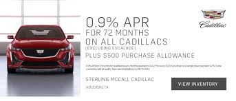With a wealth of choices between new and used luxury vehicles, we're confident you'll make the right pick. Sterling Mccall Cadillac Houston Dealership Leasing Center