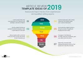 Their number and sequence should not be changed, as these are the norms. How To Write An Article Review Template 2019 Format Ideas