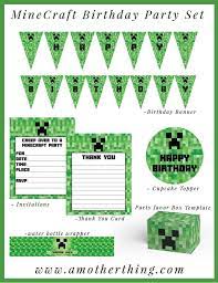 Minecraft made a massive impact on the world of gaming. Free Minecraft Printable Birthday Bundle It S A Mother Thing