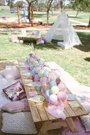 These 10 kids backyard party ideas will leave you with plenty of inspiration to create the perfect party setting for your little ones! Pastel Picnic Party Table From A Pastel Sweet 2nd Birthday Party On Kara S Party Ideas Karas Kids Party Tables Picnic Birthday Party Spongebob Birthday Party