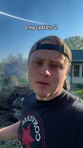 Blue Diesel Crashing into A Tree