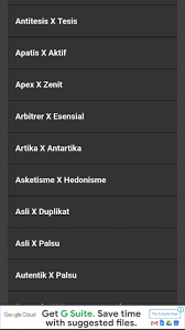 Sesekali kamu juga bisa melakukan tanya jawab pada temanmu terkait sinonim dan antonim sesuai kbbi. Kamus Sinonim Dan Antonim Pour Android Telechargez L Apk