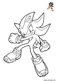 Coloriage Sonic Shadow The Hedgehog A Imprimer Coloriage Sonic Dessin Sonic Coloriage