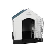 Because ultimately you want your dog to be comfortable and not squooshed in his or her dog house. Amazon Com Luckyermore Dog Kennel Outdoor Waterproof Rainproof Pet House Crate With Door Indoor Plastic Puppy Cage Medium Pet Supplies