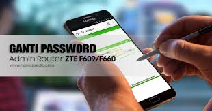 To get access to your zte f609, you need the ip of your device, the username and password. Cara Mengganti Password Router Admin Indihome Hanyapedia Hanyalah Berbagi Informasi